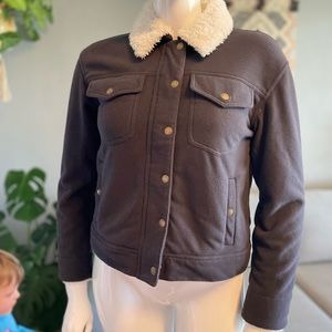 Faherty Sherpa Lined Trucker Jacket